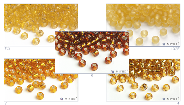 Miyuki Bead Collection - Gold #2