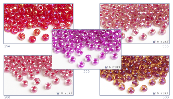 Miyuki Bead Collection - Pink