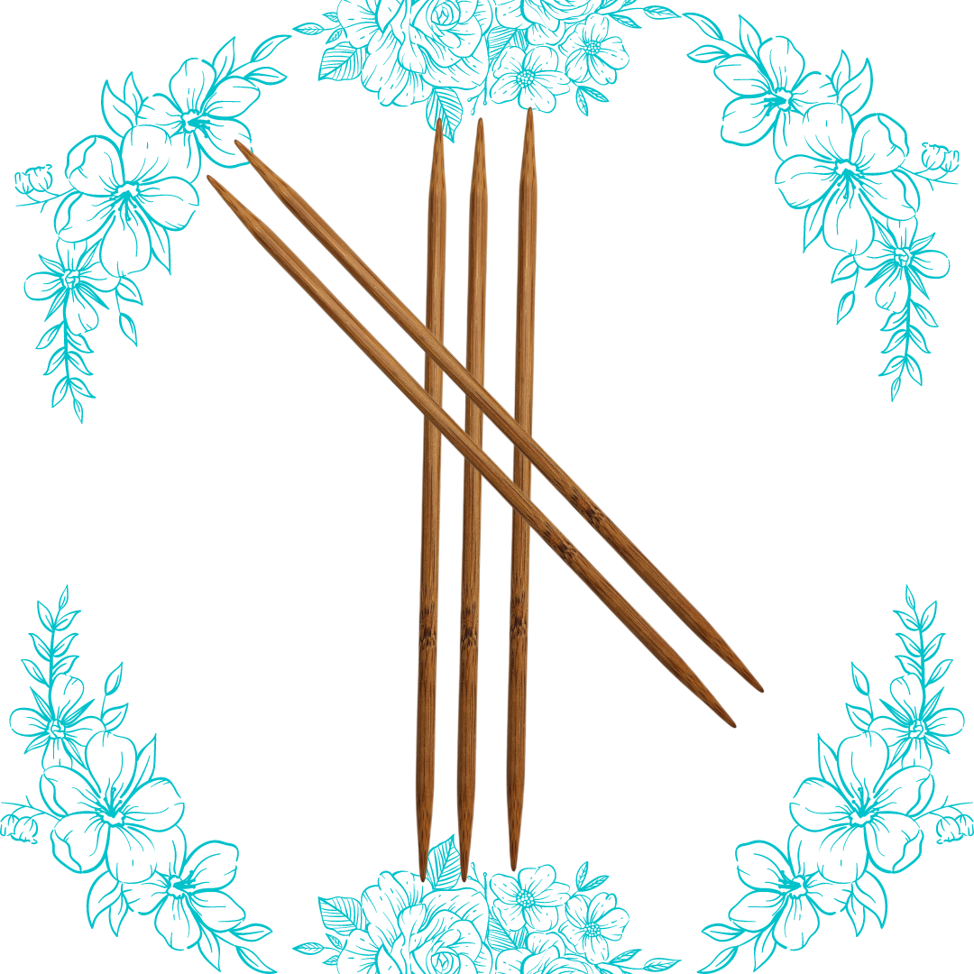 6" Bamboo Double Point Needles