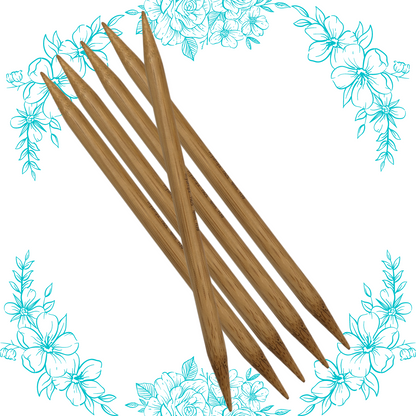8" Bamboo Double Point Needles
