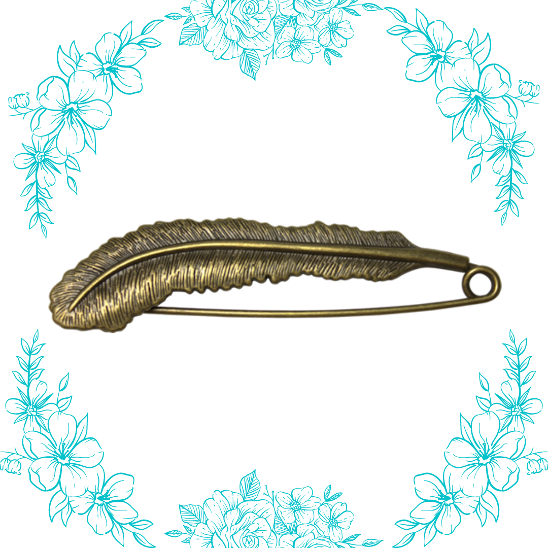 HiyaHiya Feather Shawl Pin