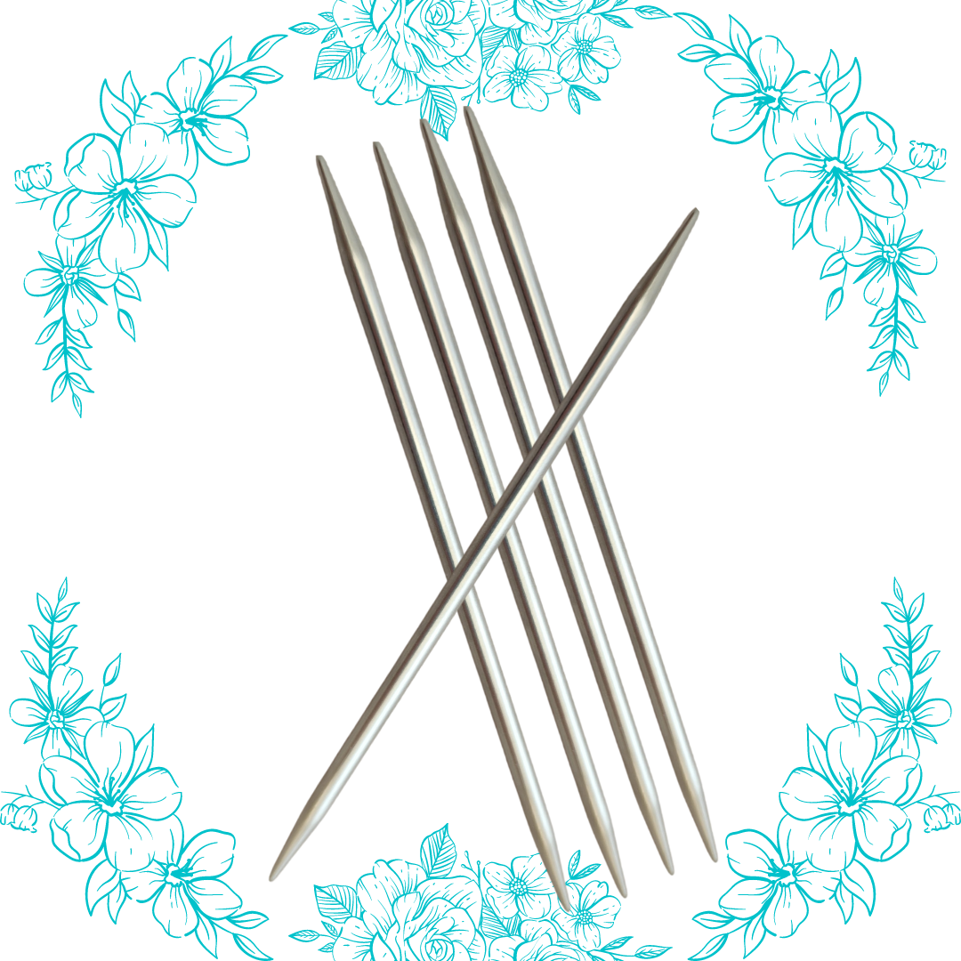 6" Steel Double Point Needles