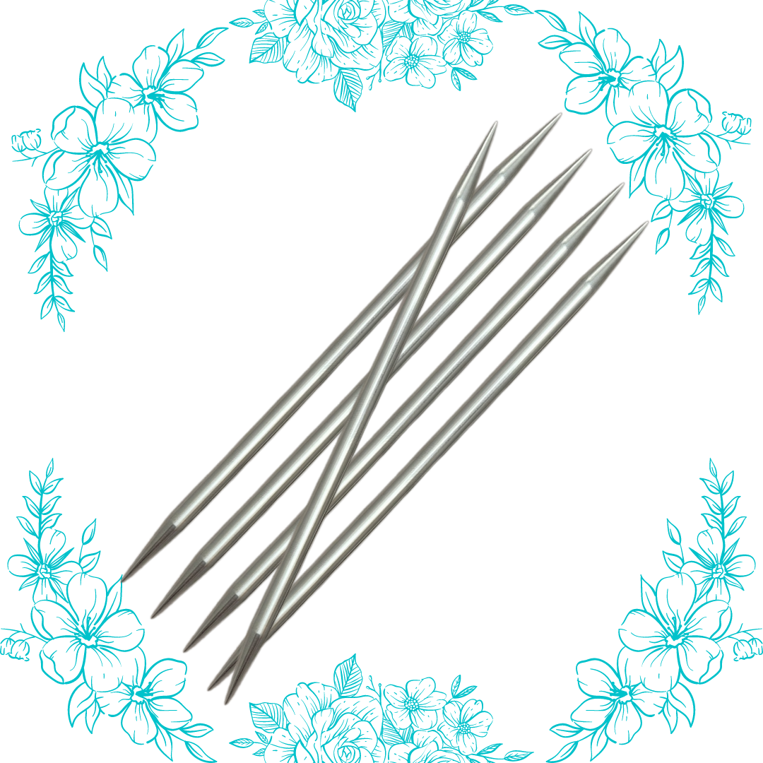 6" Sharp Double Point Needles