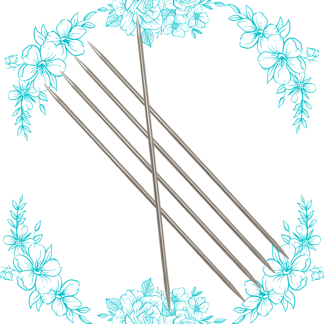 6" Sharp Double Point Needles