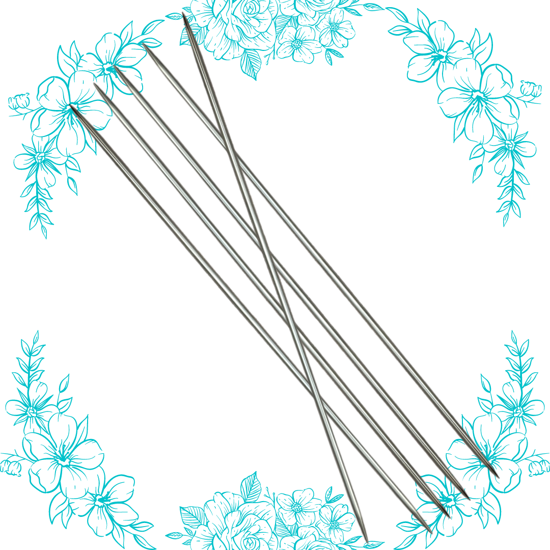 8" Sharp Double Point Needles