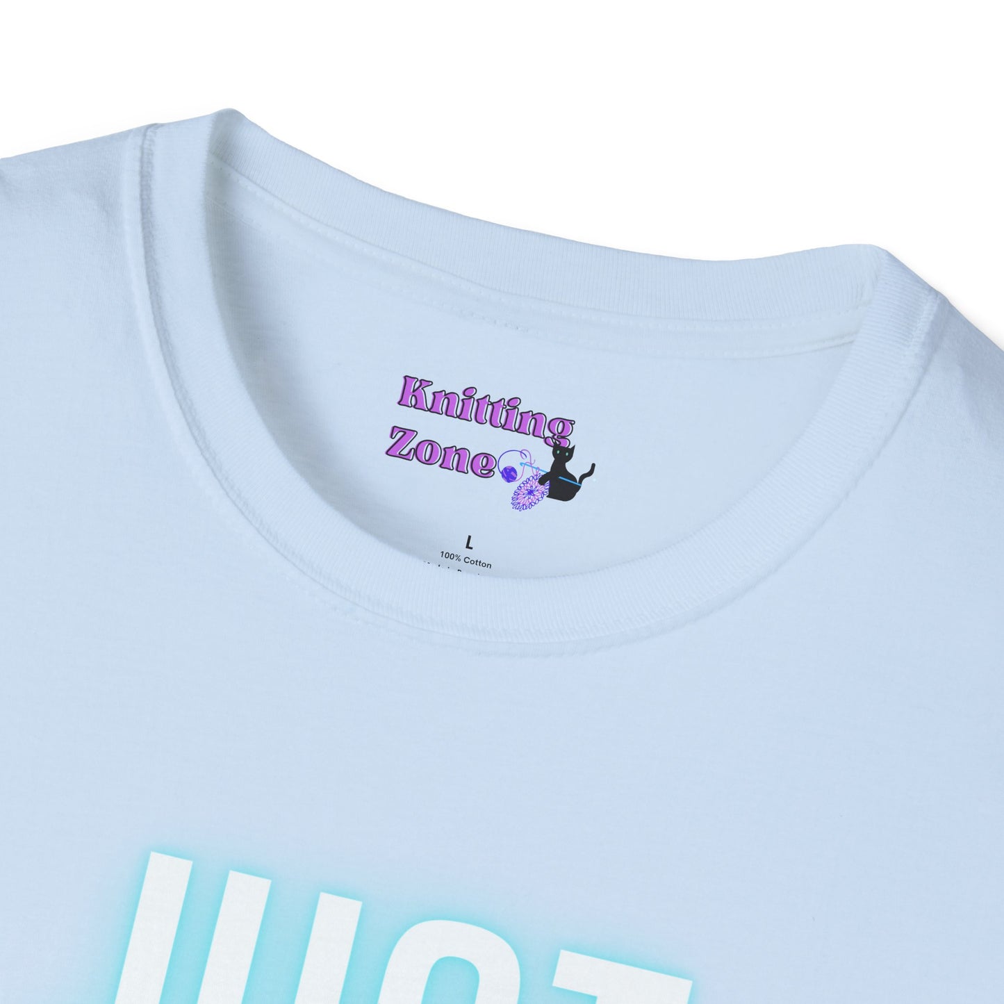 Just Knit Blue Unisex T Shirt