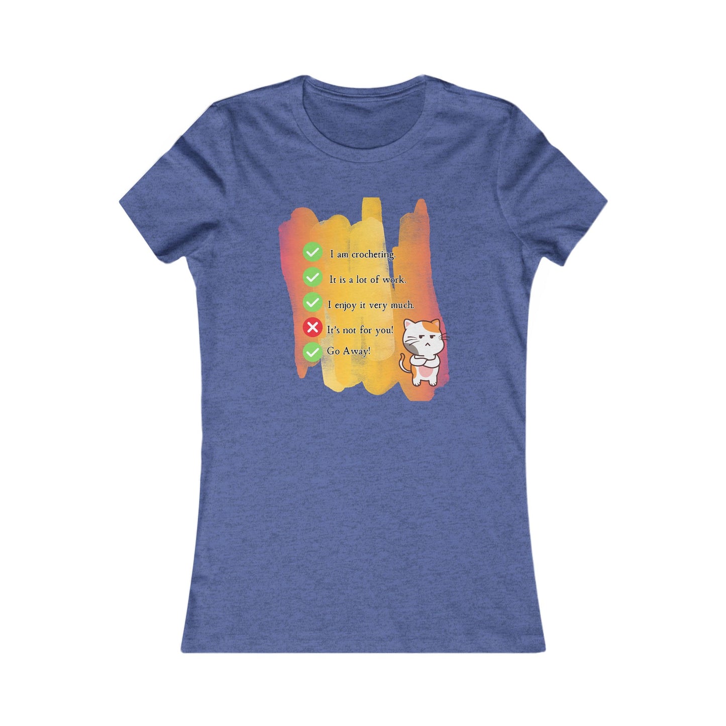 Yes I am crocheting Women's T Shirt