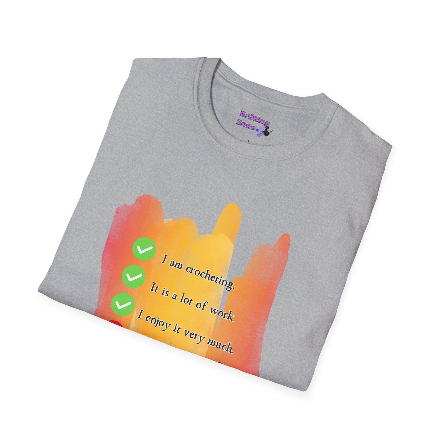 Yes I am Crocheting Unisex T Shirt
