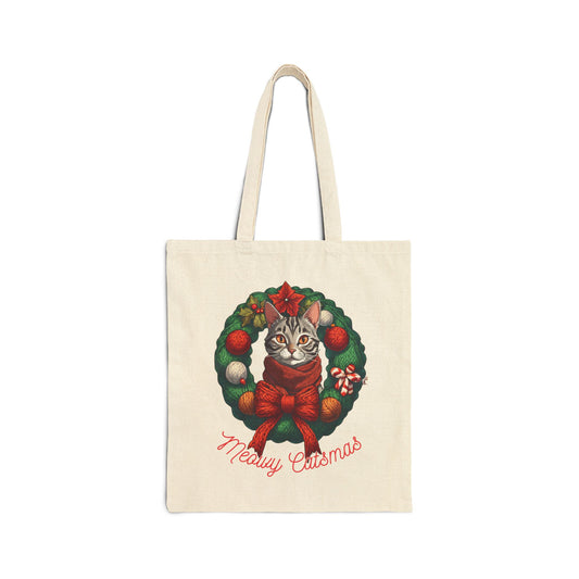 Meowy Catsmas Tote