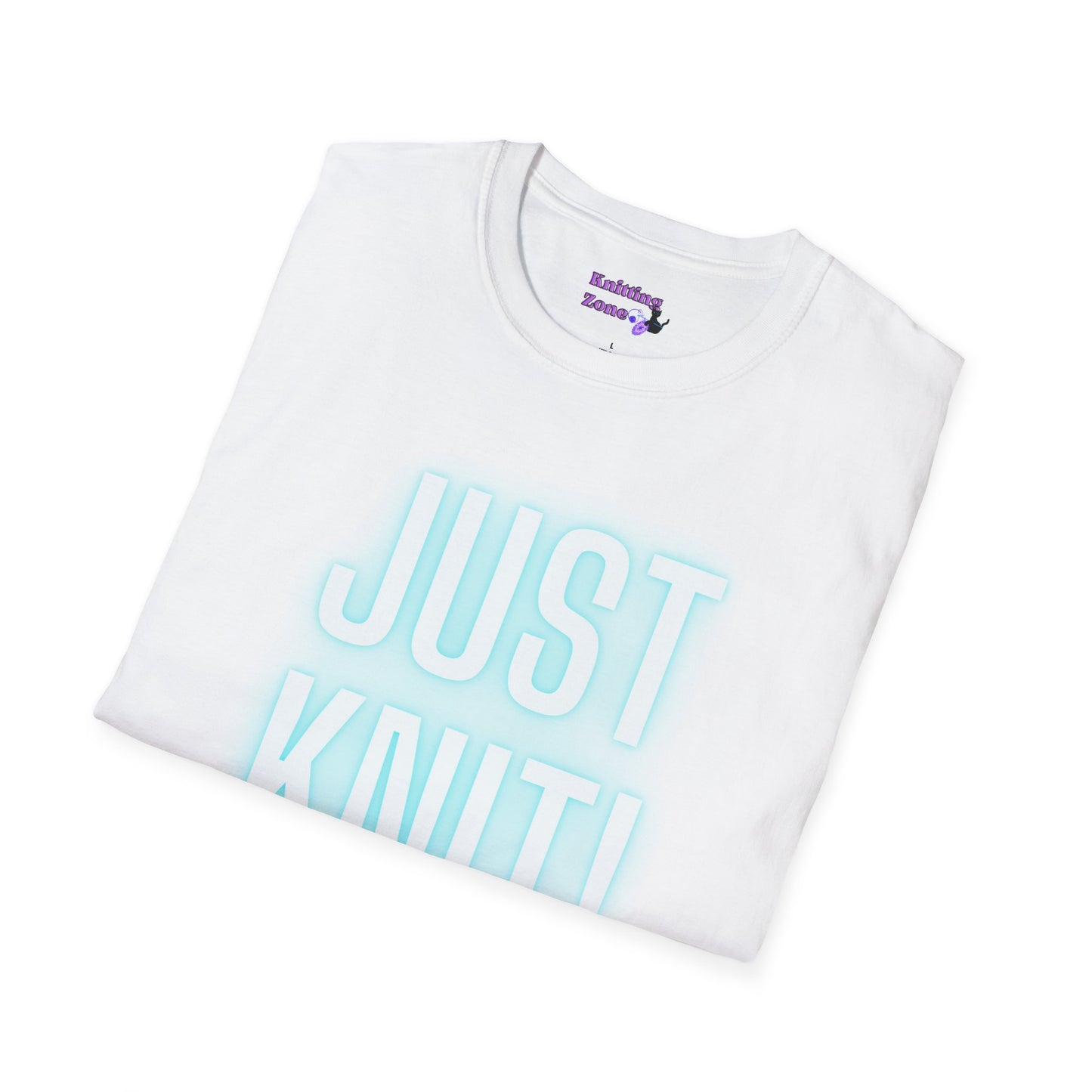 Just Knit Blue Unisex T Shirt