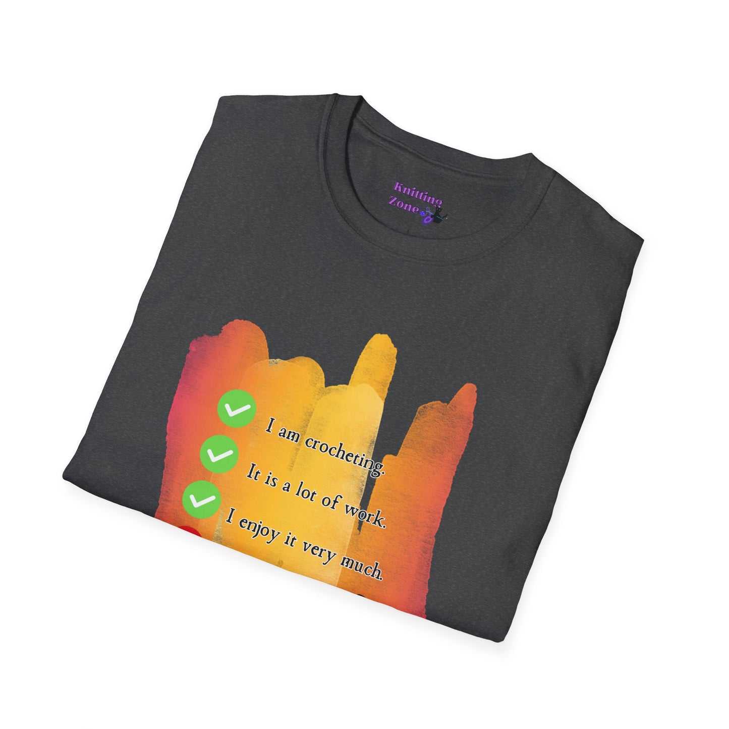 Yes I am Crocheting Unisex T Shirt