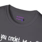 Can you Crochet me a Unisex T Shirt