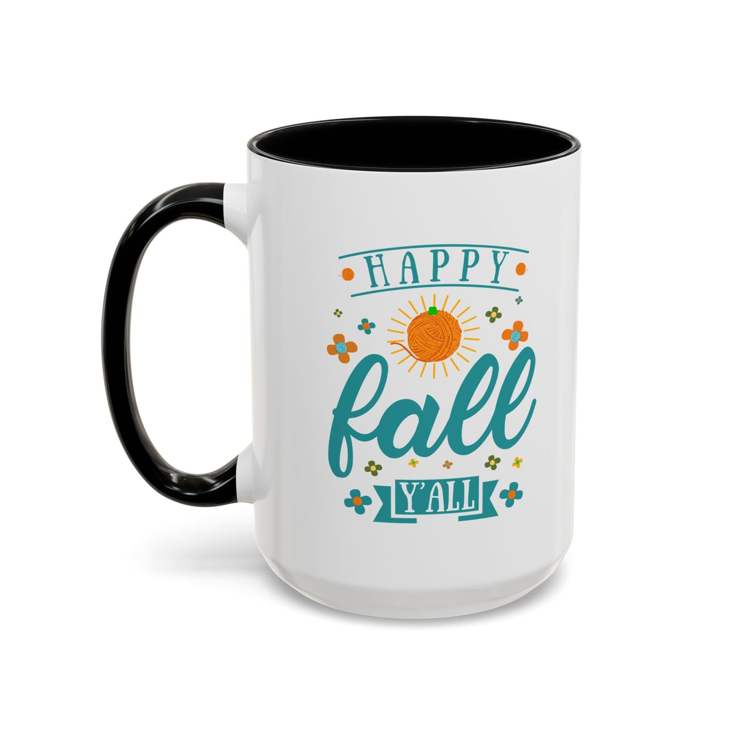 Happy Fall Yall Accent Coffee Mug (15oz)