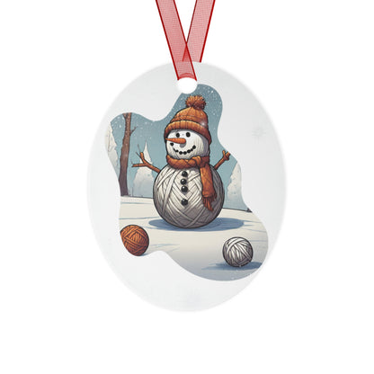 Yarn Snowman