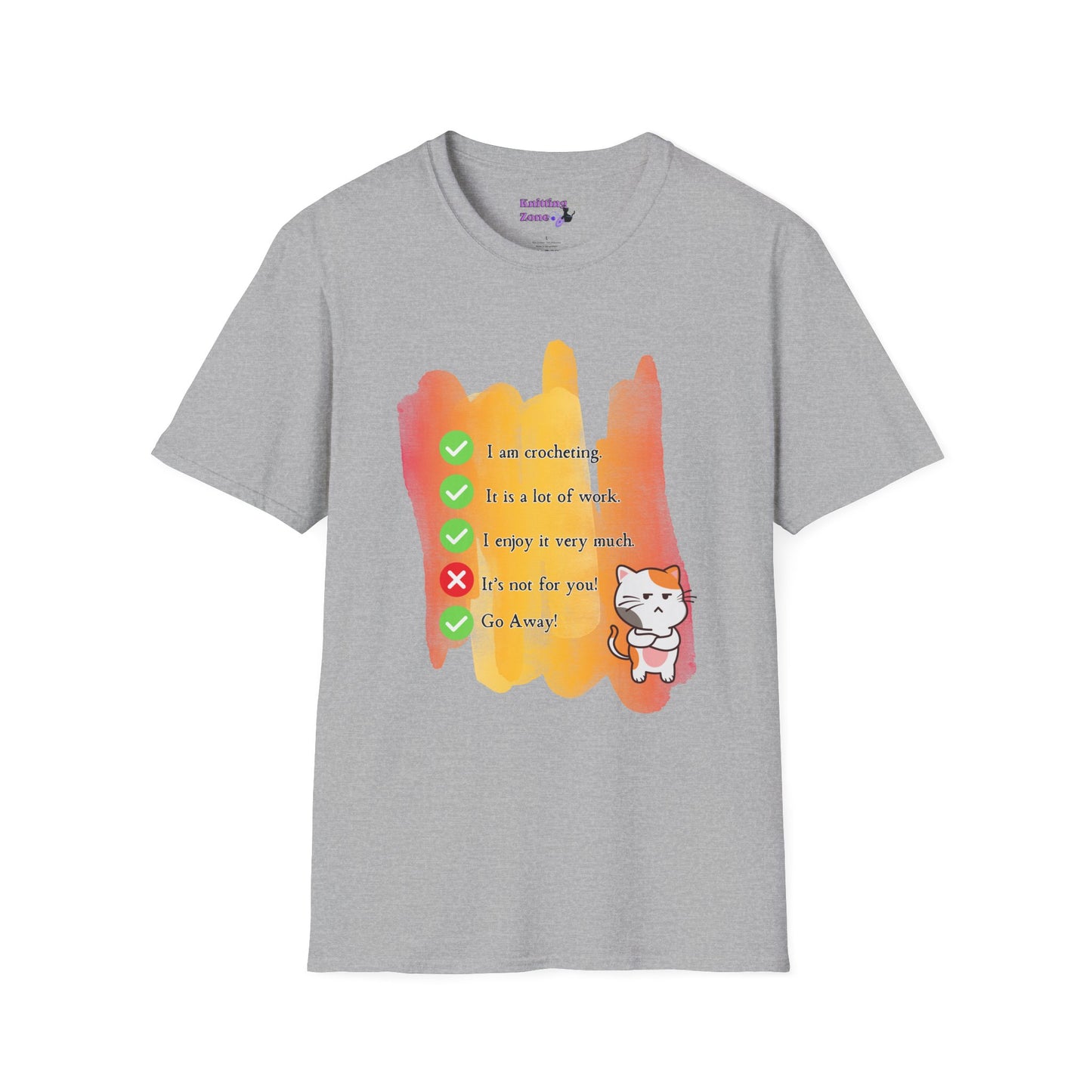 Yes I am Crocheting Unisex T Shirt