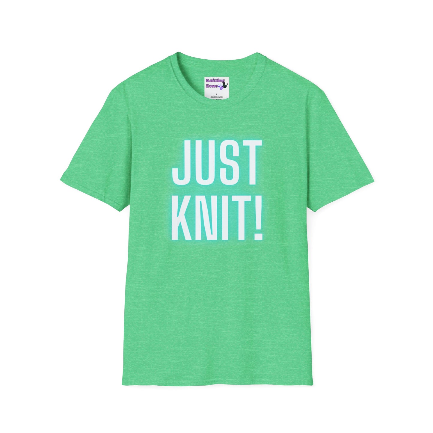 Just Knit Blue Unisex T Shirt