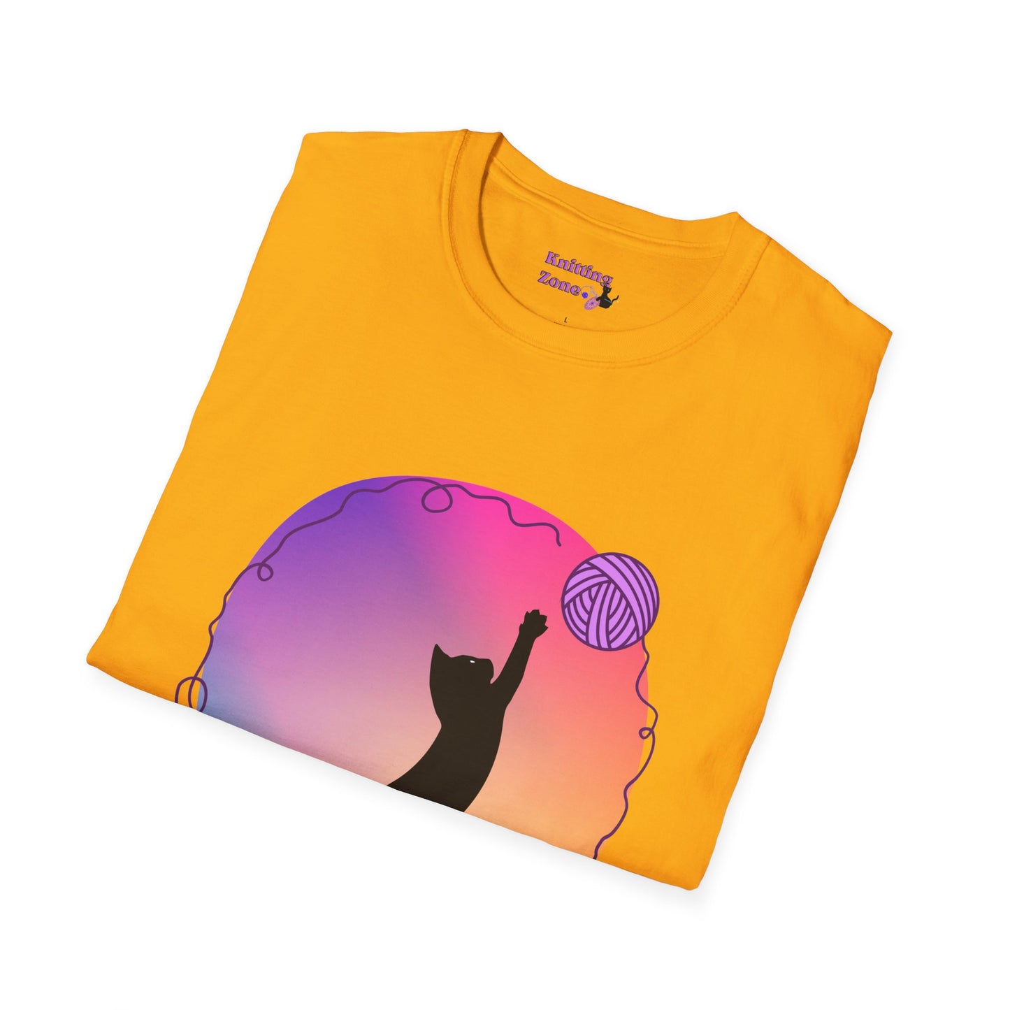 Cat With Yarn Unisex T Shirt