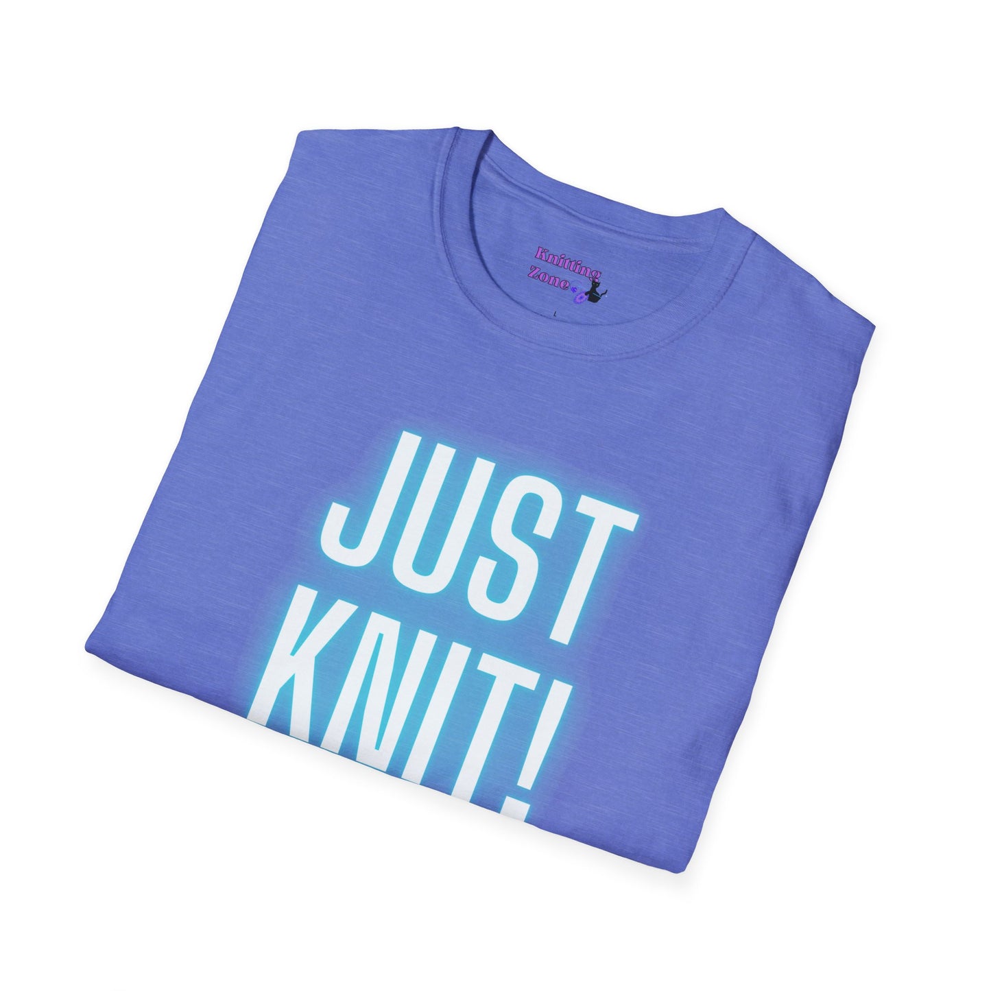 Just Knit Blue Unisex T Shirt