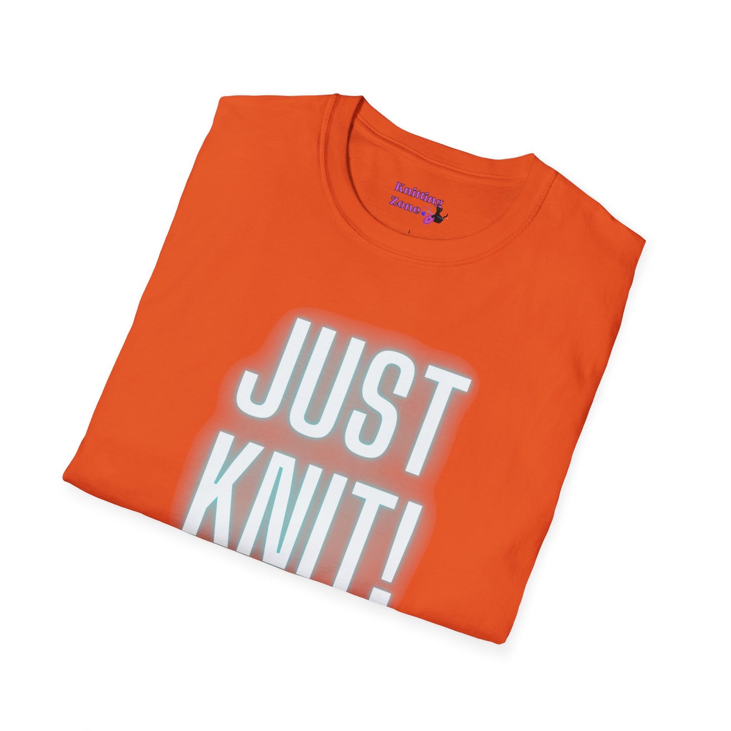 Just Knit Blue Unisex T Shirt
