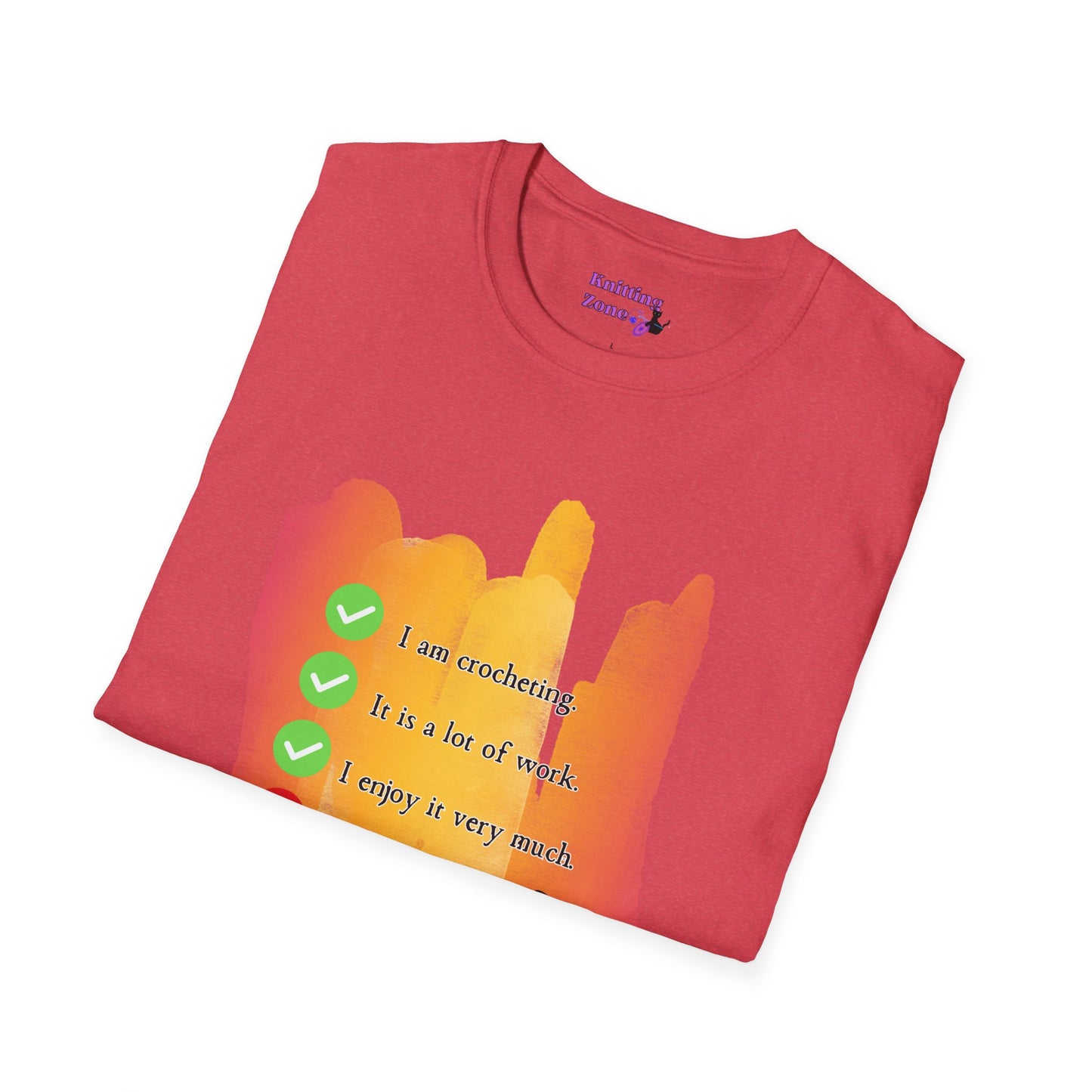 Yes I am Crocheting Unisex T Shirt