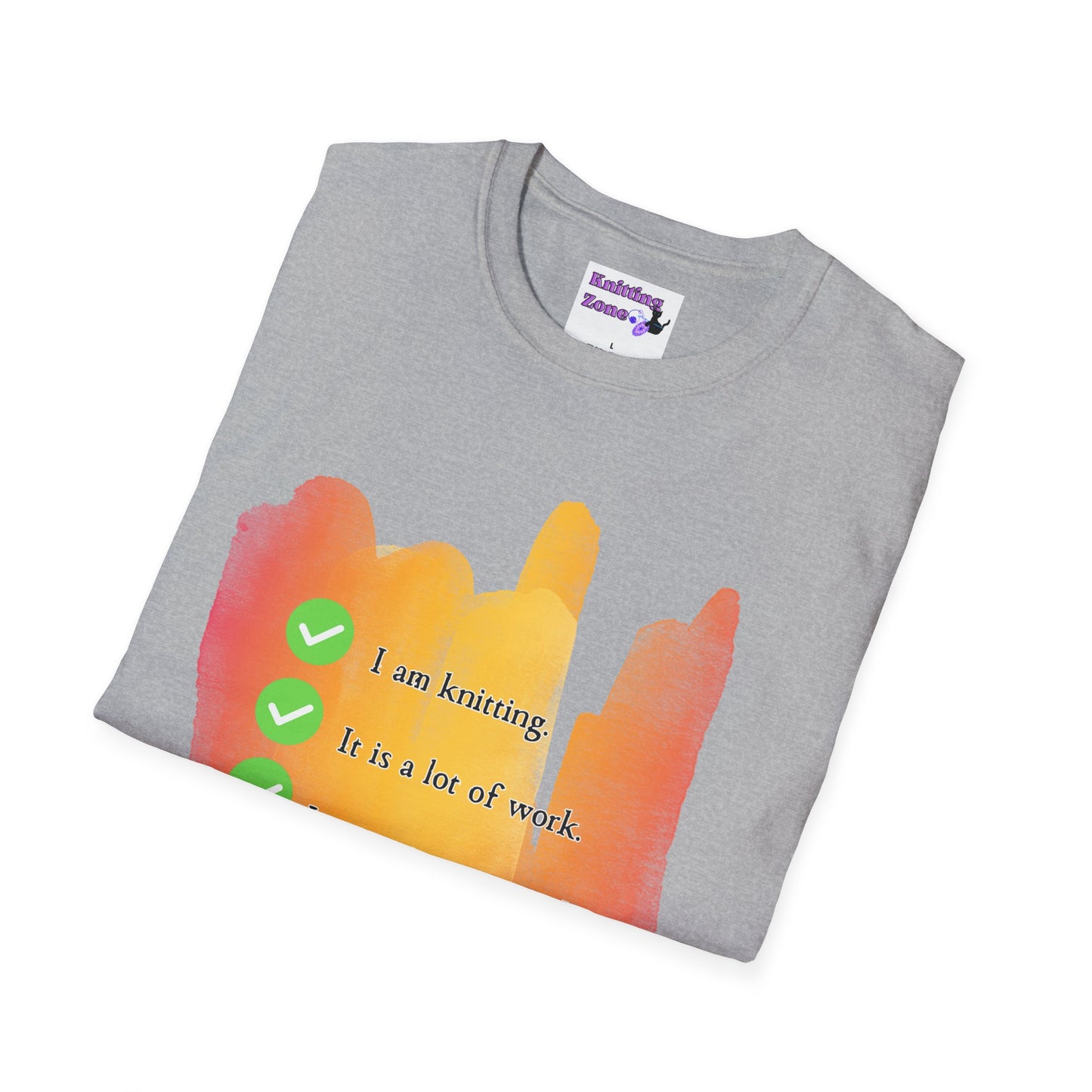 Yes I am Knitting Unisex T Shirt