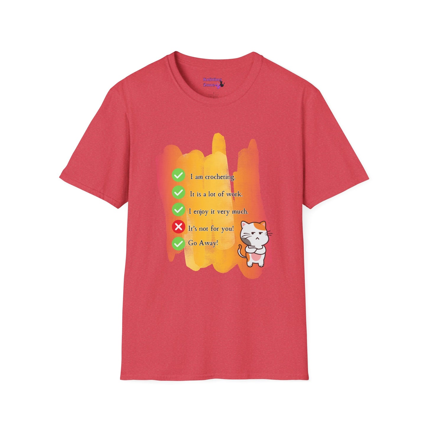 Yes I am Crocheting Unisex T Shirt