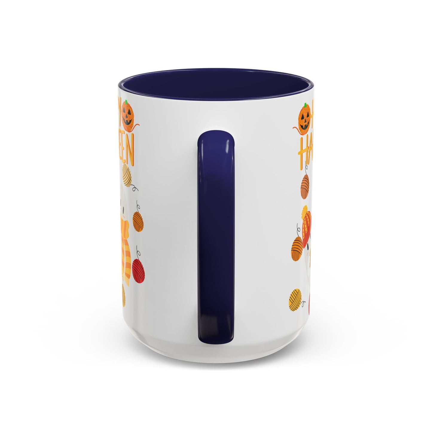 Cozy Ghost Accent Coffee Mug (15oz)