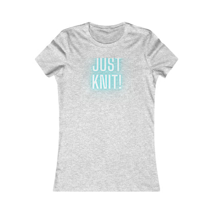 Just Knit Blue Women's T Shirt
