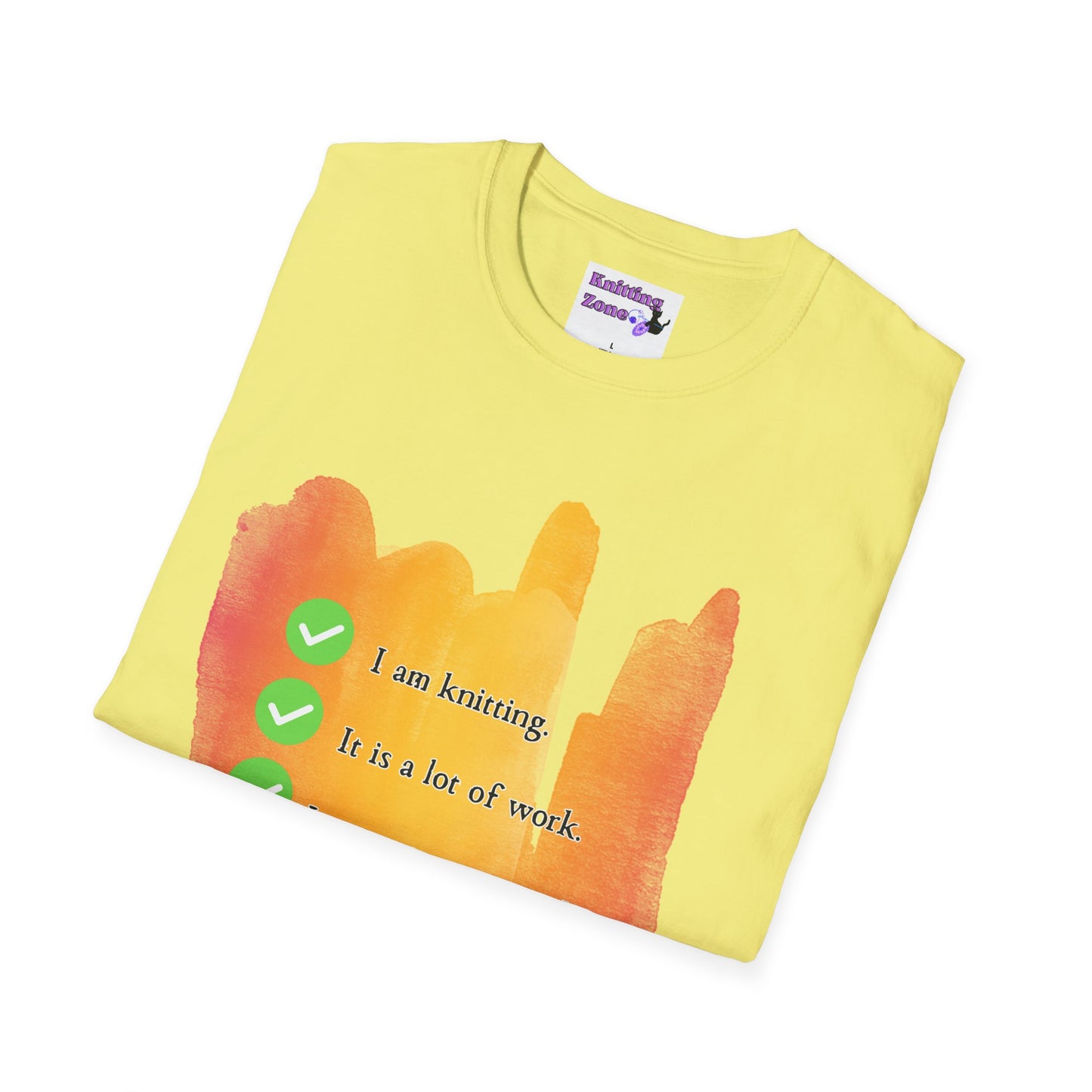 Yes I am Knitting Unisex T Shirt