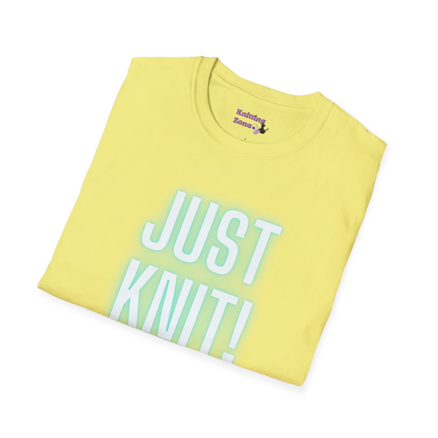 Just Knit Blue Unisex T Shirt