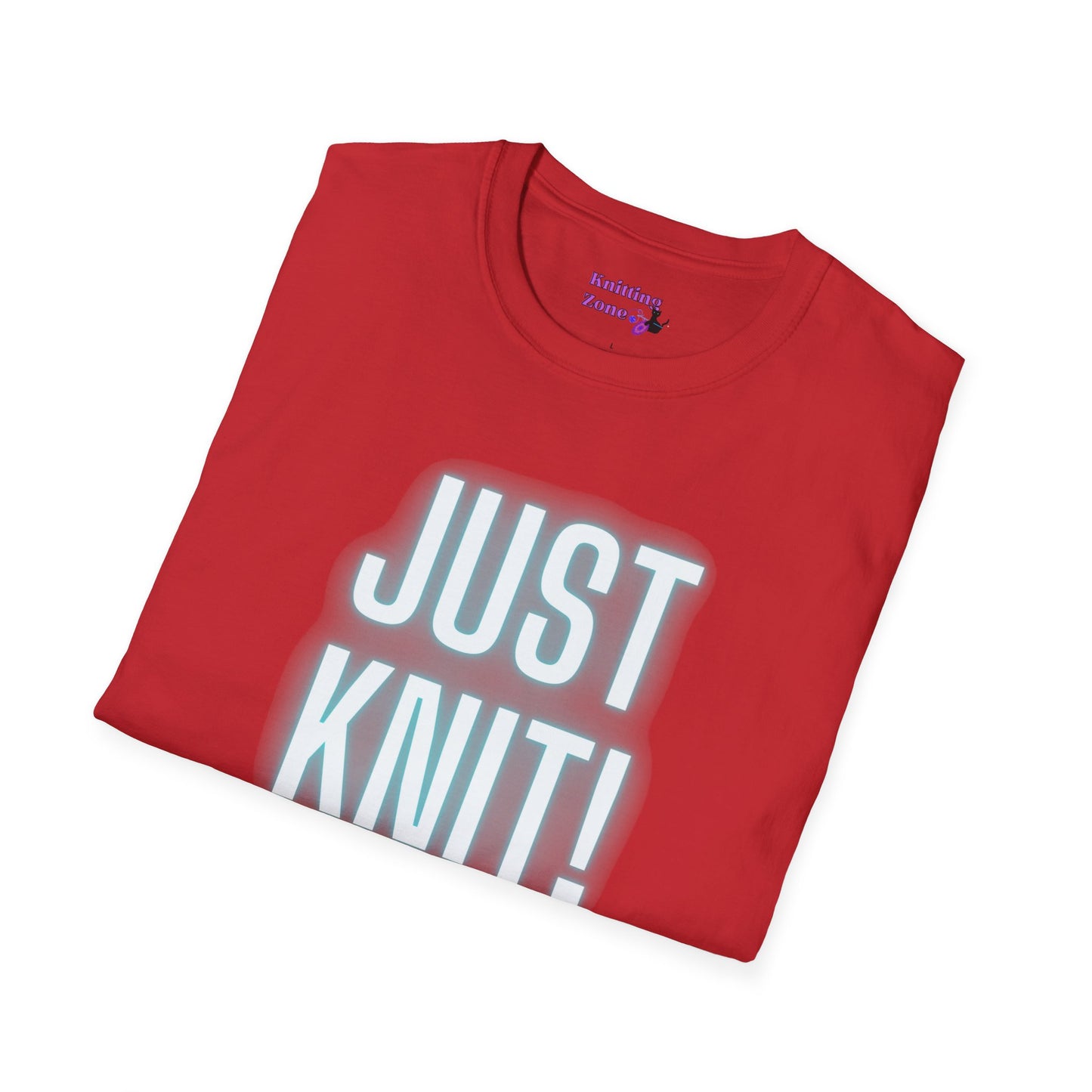 Just Knit Blue Unisex T Shirt