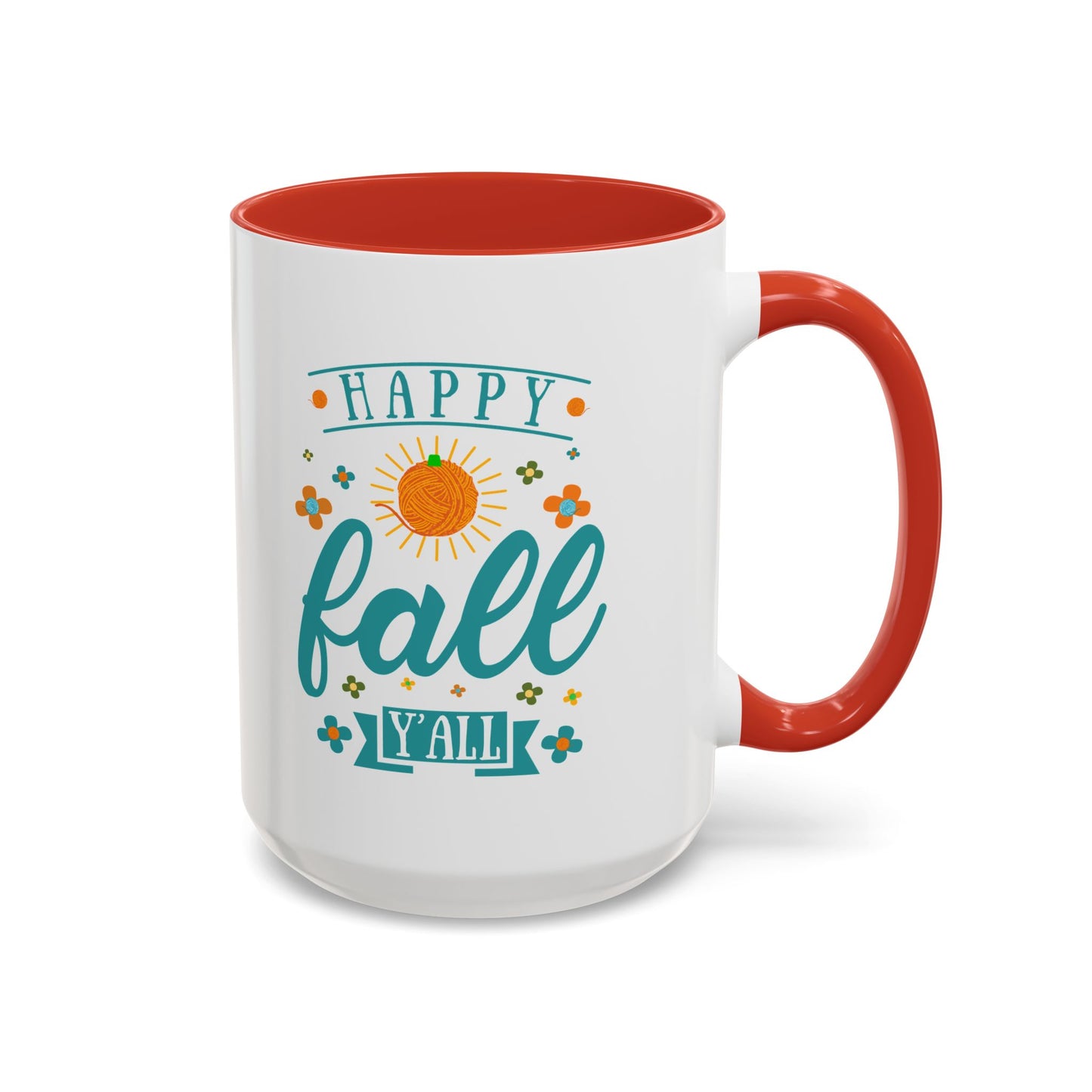 Happy Fall Yall Accent Coffee Mug (15oz)