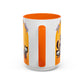 Knit Drink and Be Spooky Accent Coffee Mug (15oz)
