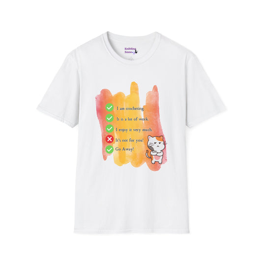 Yes I am Crocheting Unisex T Shirt