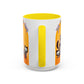 Knit Drink and Be Spooky Accent Coffee Mug (15oz)
