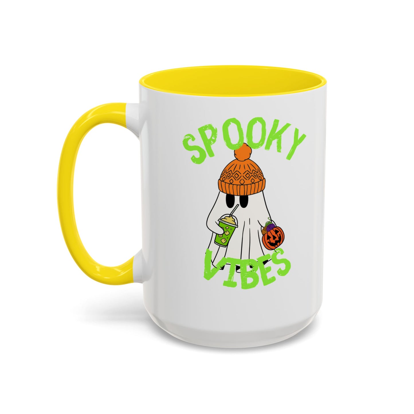Spooky Vibes Accent Coffee Mug (15oz)