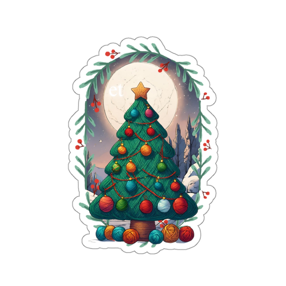 Yarn Tree Sticker