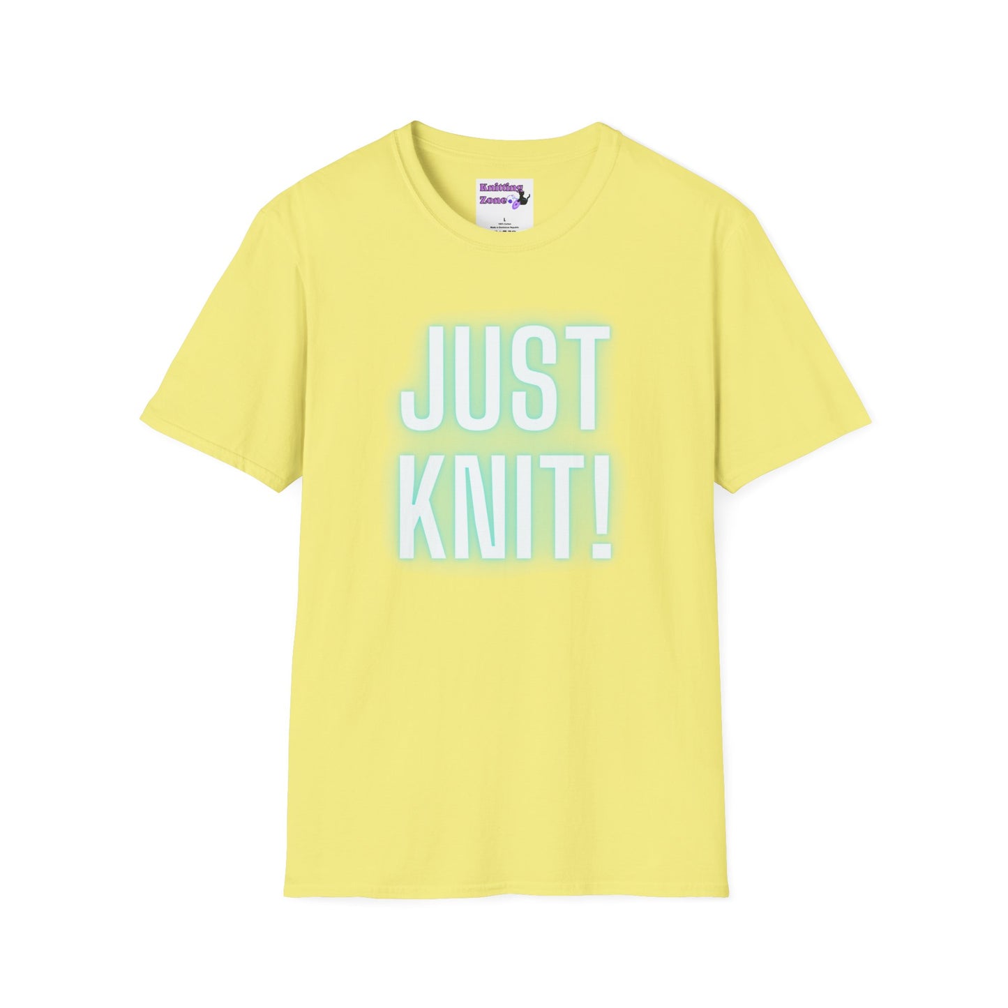 Just Knit Blue Unisex T Shirt