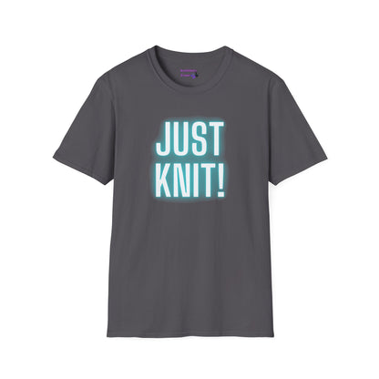 Just Knit Blue Unisex T Shirt