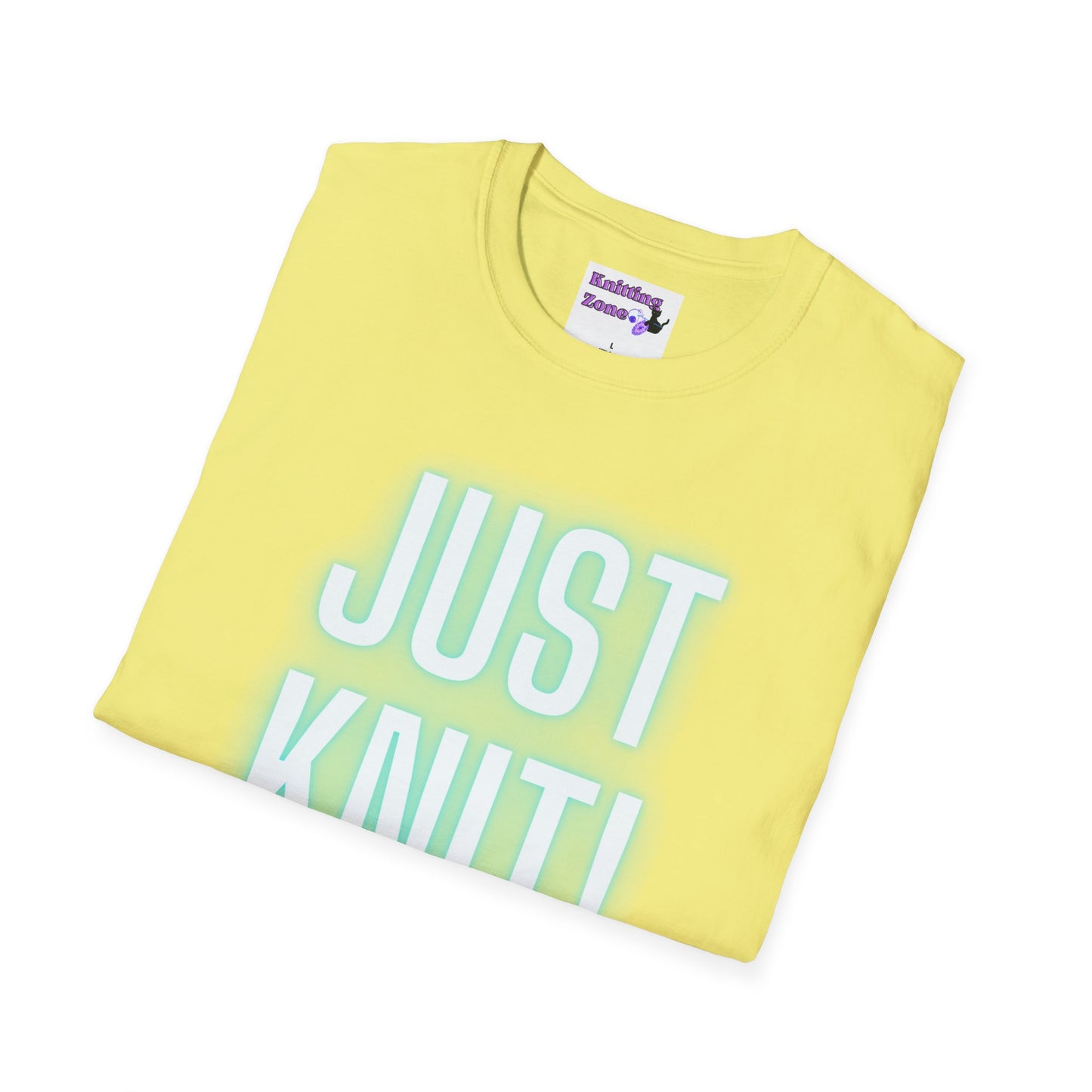 Just Knit Blue Unisex T Shirt