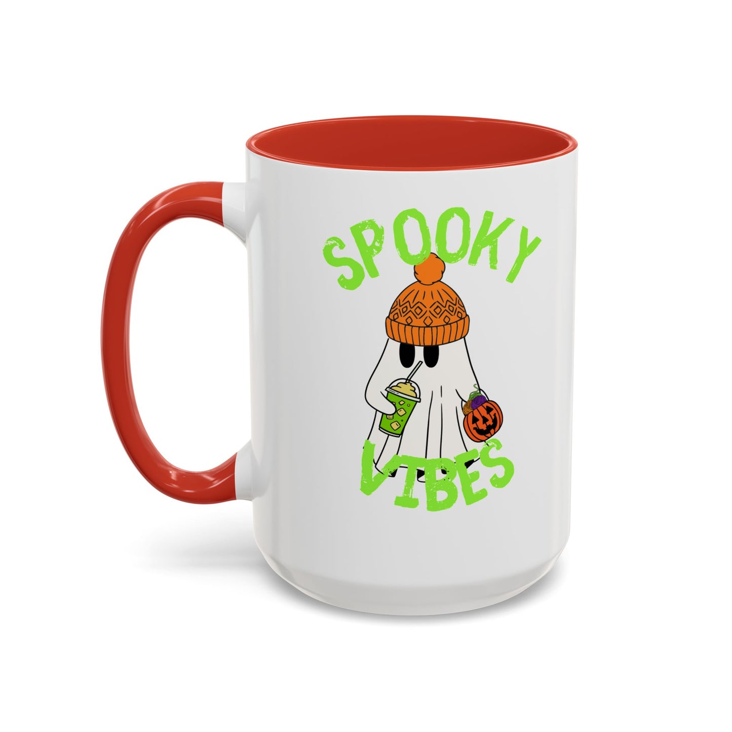 Spooky Vibes Accent Coffee Mug (15oz)