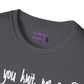 Can you Knit me a Unisex T Shirt