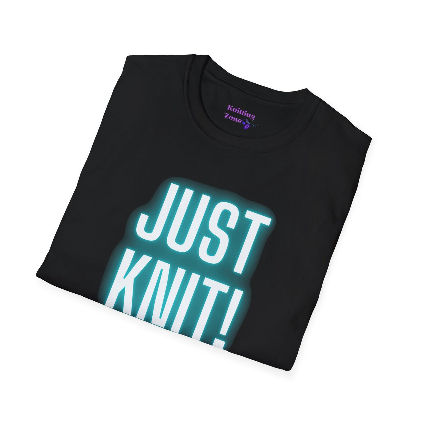 Just Knit Blue Unisex T Shirt