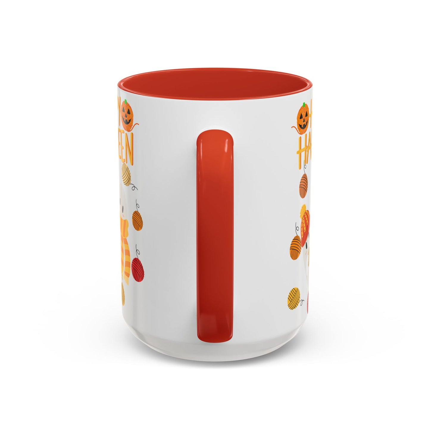 Cozy Ghost Accent Coffee Mug (15oz)