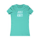 Just Knit Blue Women's T Shirt