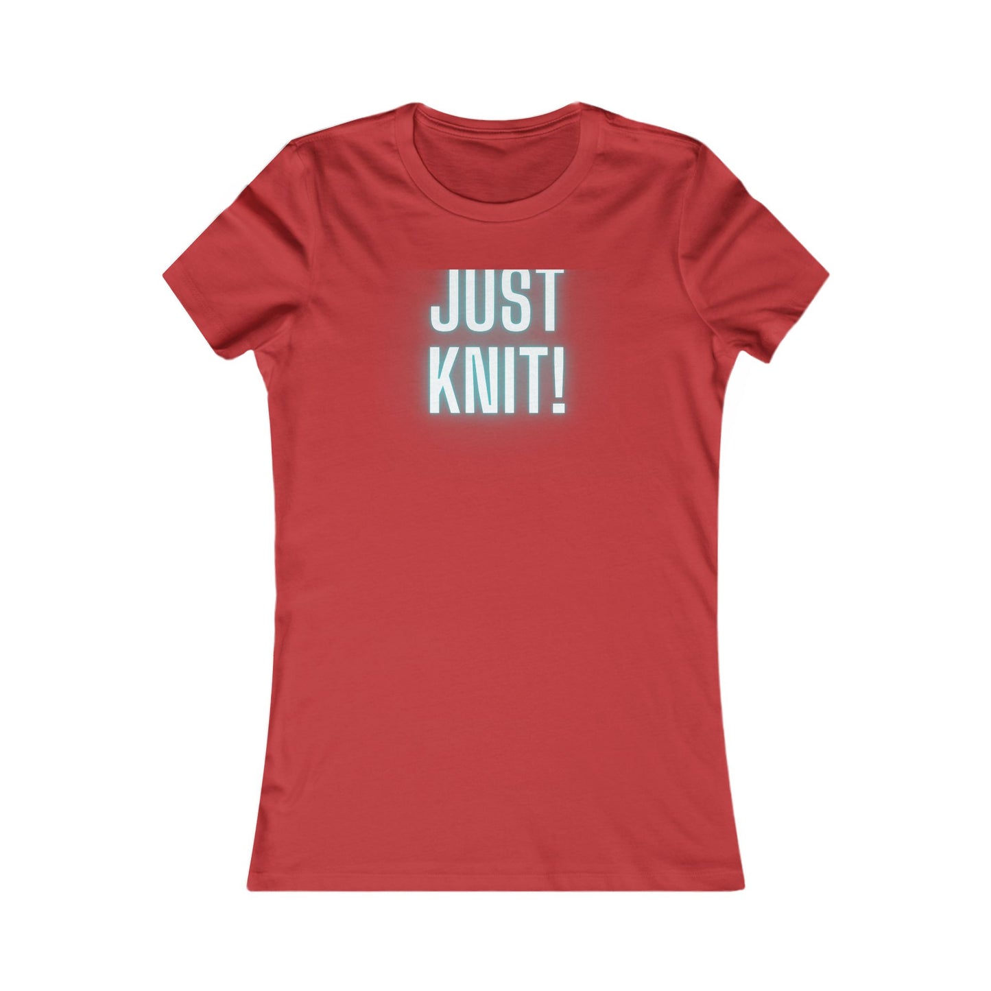 Just Knit Blue Women's T Shirt