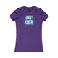 Just Knit Blue Women's T Shirt