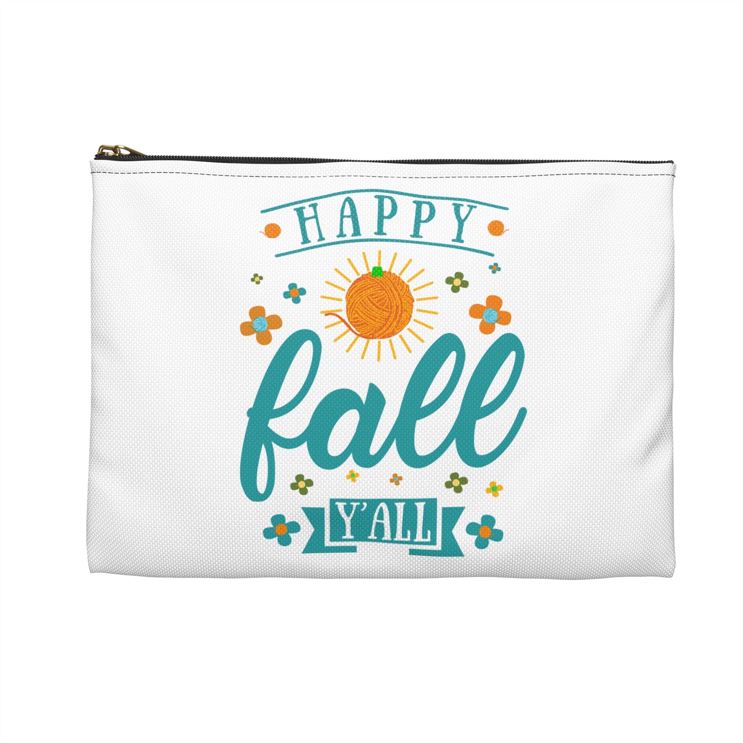 Happy Fall Yall Accessory Pouch