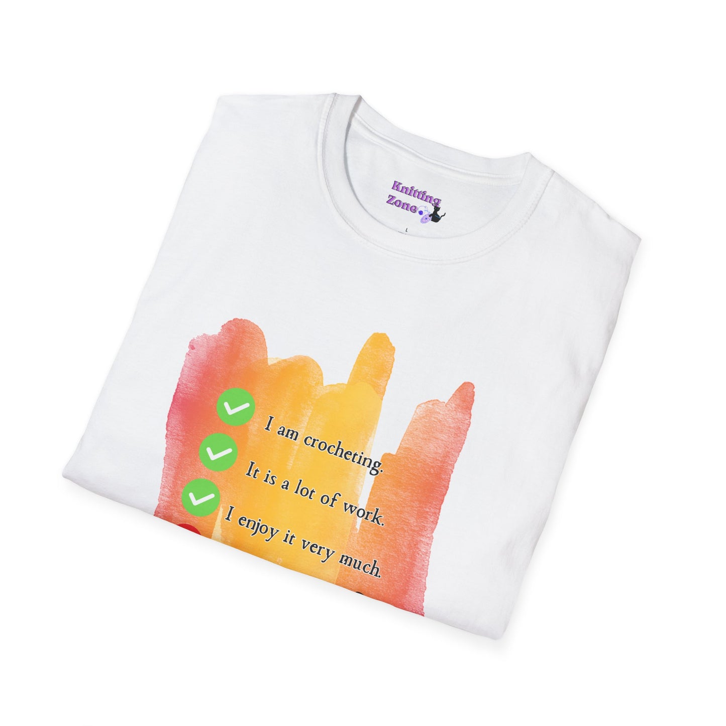 Yes I am Crocheting Unisex T Shirt