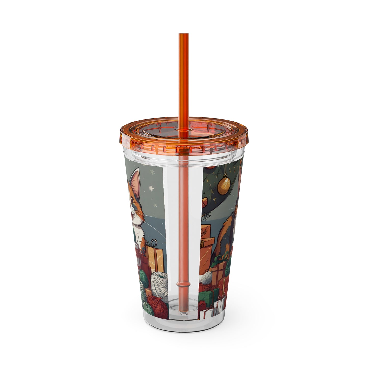 Gift of Yarn Tumbler with Straw, 16oz